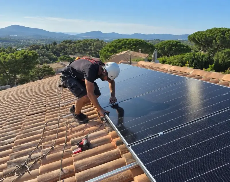 Installateur panneaux solaires Castelnou — pose photovoltaïque sur toiture