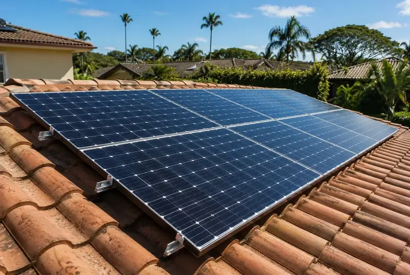 Installation de panneaux solaires à Castelnou